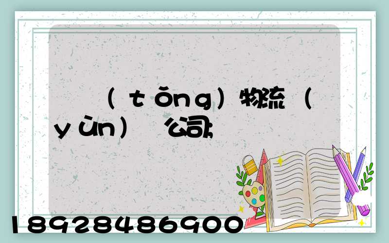 傳統(tǒng)物流運(yùn)輸公司