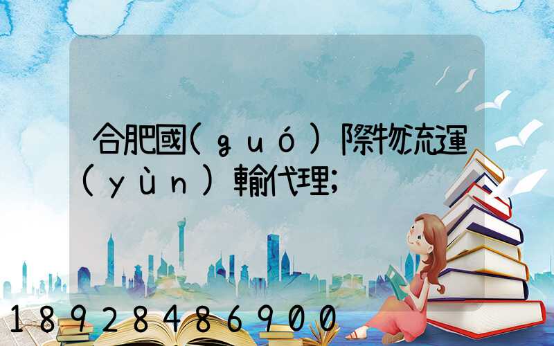 合肥國(guó)際物流運(yùn)輸代理
