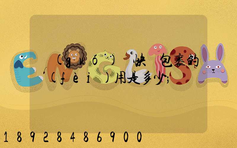 國(guó)際快遞包裹的費(fèi)用是多少