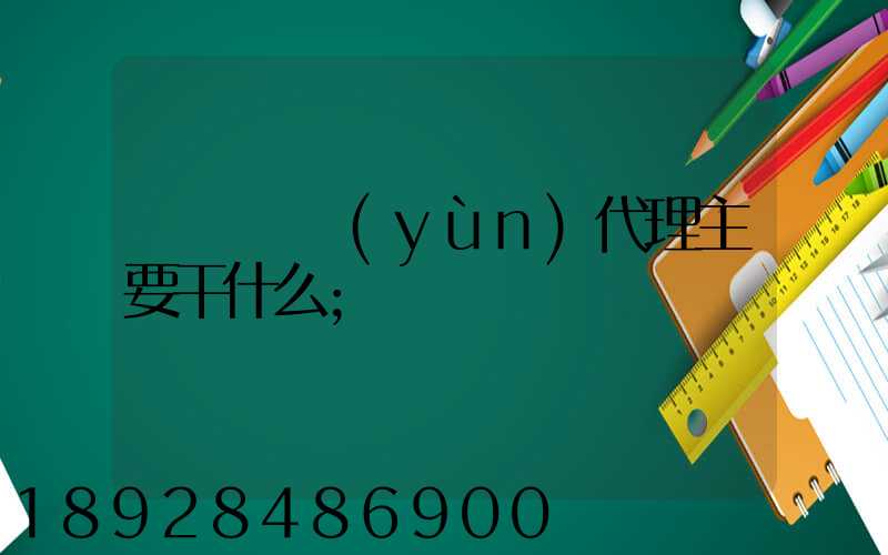 國際貨運(yùn)代理主要干什么