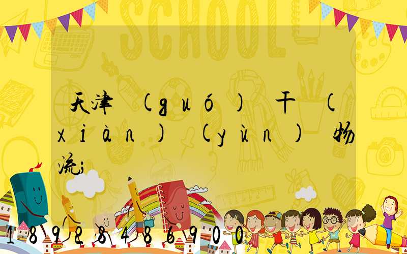 天津國(guó)際干線(xiàn)運(yùn)輸物流