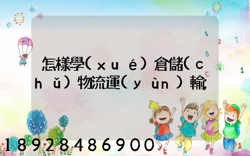 怎樣學(xué)倉儲(chǔ)物流運(yùn)輸
