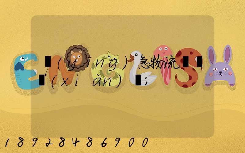 應(yīng)急物流運輸現(xiàn)狀