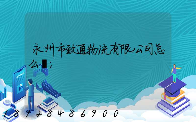 永州市致通物流有限公司怎么樣