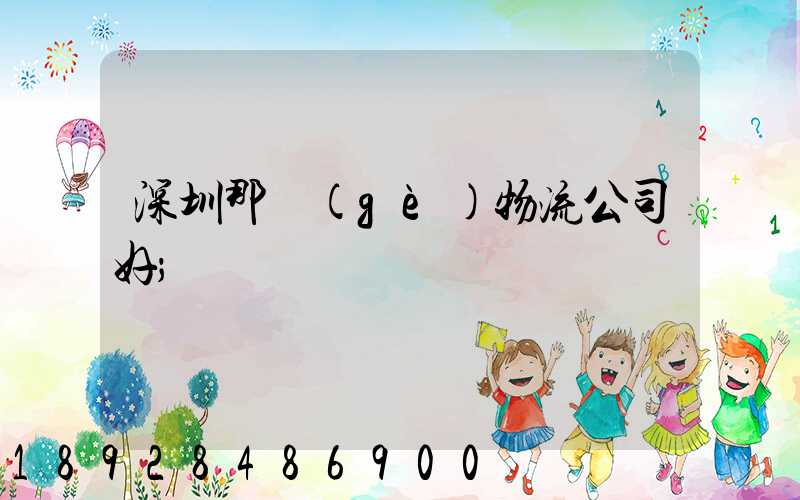 深圳那個(gè)物流公司好