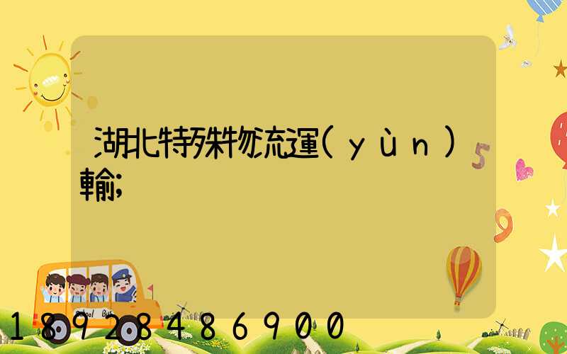 湖北特殊物流運(yùn)輸