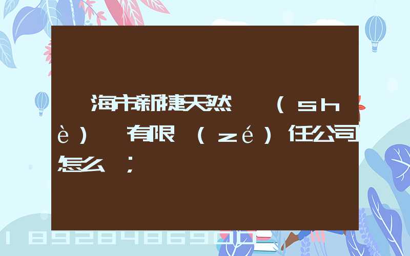 烏海市新捷天然氣設(shè)備有限責(zé)任公司怎么樣