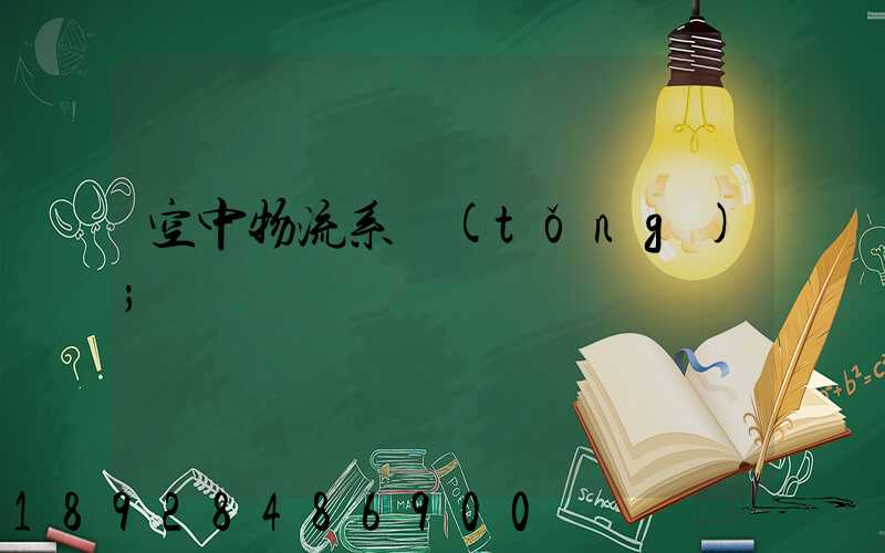 空中物流系統(tǒng)