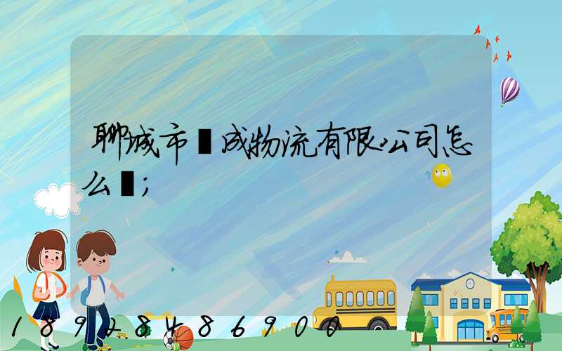 聊城市龍成物流有限公司怎么樣