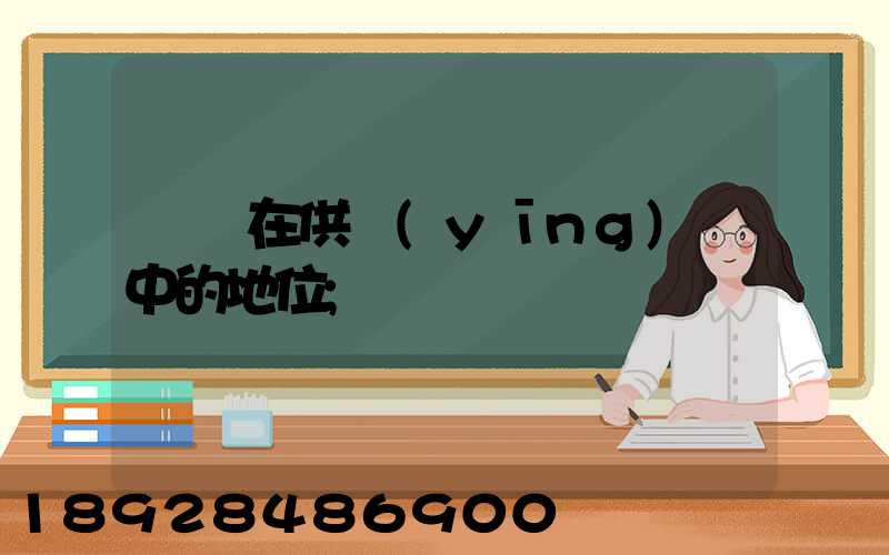 蘇寧在供應(yīng)鏈中的地位