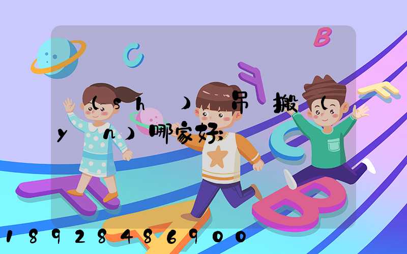 設(shè)備吊裝搬運(yùn)哪家好