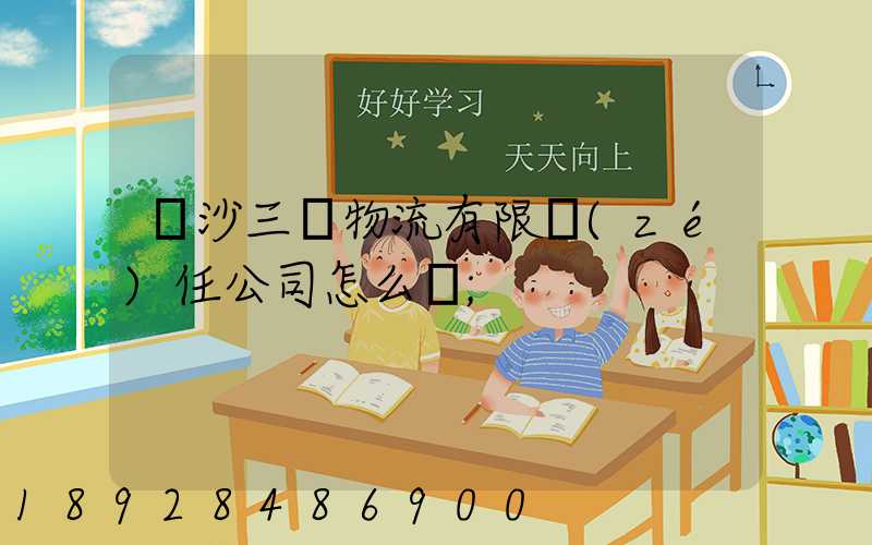 長沙三順物流有限責(zé)任公司怎么樣