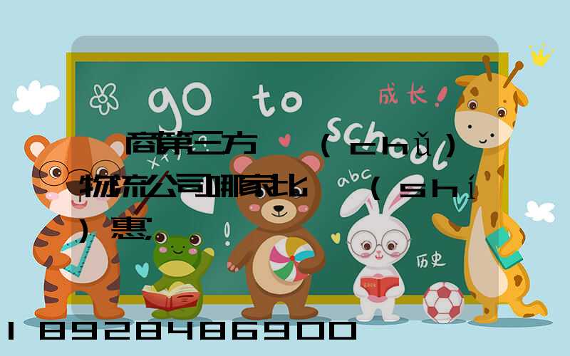 電商第三方倉儲(chǔ)物流公司哪家比較實(shí)惠