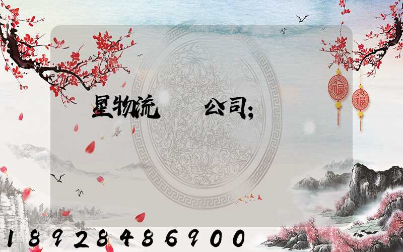 齊星物流運輸公司